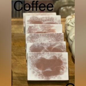 One bar coffee scented goat milk soap